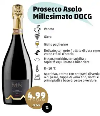 PENNY Prosecco Asolo Millesimato DOCg offerta