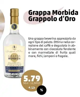 Grappa Morbida Grappolo d'Oro