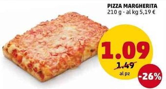 PENNY Pizza Margherita 210 g offerta