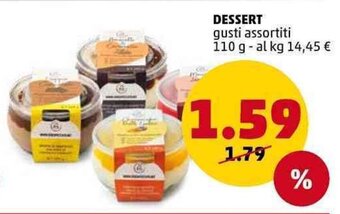 Dessert gusti assortiti 110 g