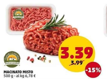 PENNY Macinato Misto 500 g offerta