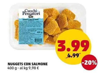 PENNY Nuggets con Salmone 400 g offerta
