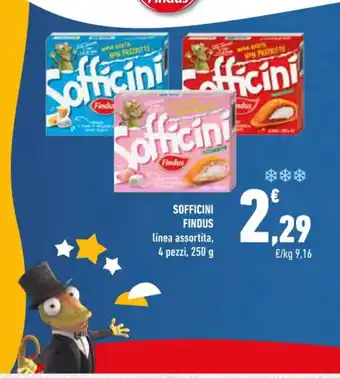 Conad Superstore Findus Sofficini linea assortita, 4 pezzi, 250 g offerta