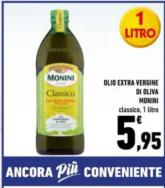 Monini Olio Extra Vergine Di Oliva classico, 1 litro