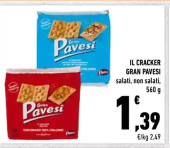 Gran Pavesi IL Cracker salati, non salati, 560 g