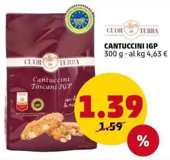 PENNY Cuor di Terra Cantuccini IGP 300 g offerta