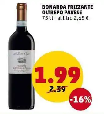 PENNY Bonarda Frizzante Oltrepò Pavese 75 cl offerta