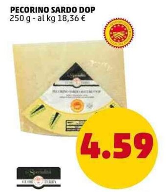 PENNY Pecorino Sardo DOP 250 g offerta
