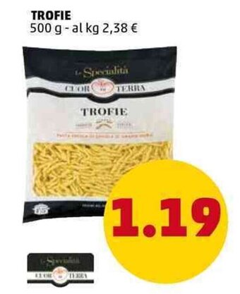 PENNY Trofie 500 g offerta