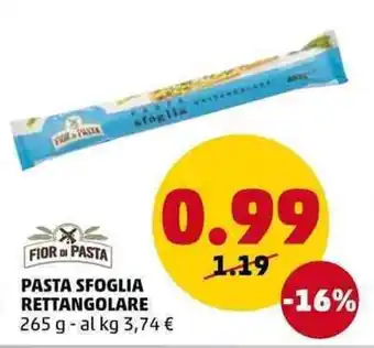 PENNY Fior di Pasta Sfoglia Rettangolare 265 g offerta