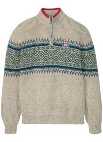 Bonprix Maglione con colletto e zip offerta