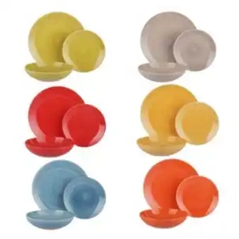 Servizio 18 piatti allegro in ceramica
