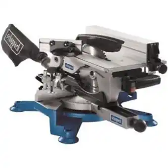 Troncatrice legno sega circolare con pianetto lama 254 mm 1800w scheppach hm100t