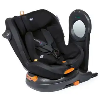 Chicco seggiolino auto aroundu i-size con base girevole e sistema antiabbandono bebècare