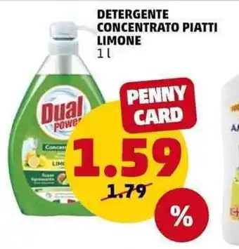 PENNY Detergente Concentrato Piatti Limone 1 l offerta