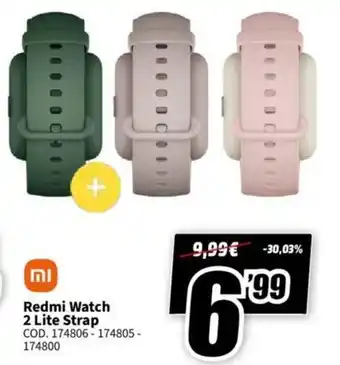 MediaWorld mi Redmi Watch 2 Lite Strap offerta