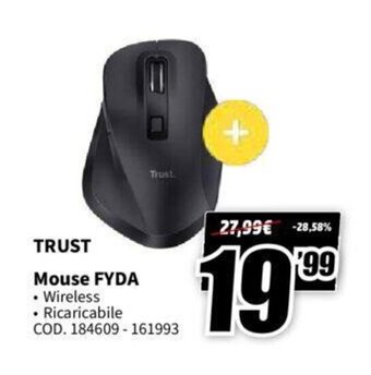 MediaWorld Trust Mouse Fyda offerta