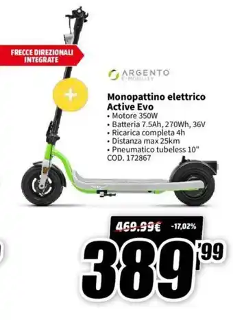 Monopattino elettrico Active Evo