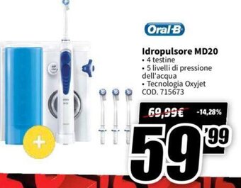 Oral B Idropulsore MD20