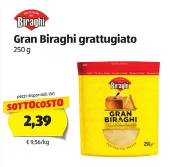 ALDI Biraghi Gran Biraghi grattugiato 250g offerta