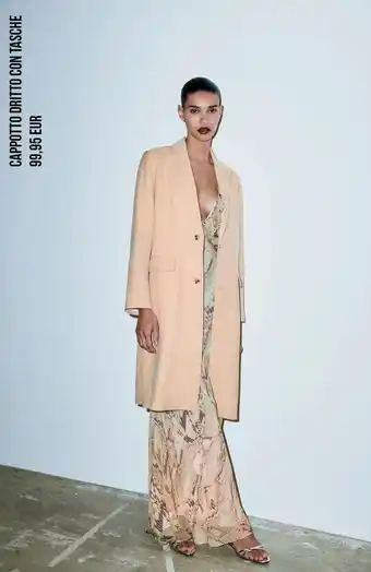 Cappotto dritto con tasche