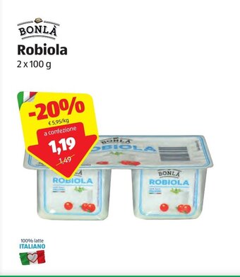 ALDI Bonlà Robiola 2x100g offerta