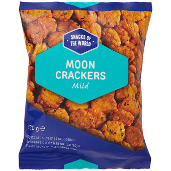 Cracker di riso moon crackers snacks of the world mild