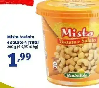 In'S Mercato Madre Sole - Misto Tostato E Salato 200 G(ml) offerta