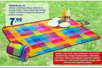 In'S Mercato Plaid Da Pic Nic offerta