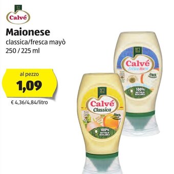 ALDI Calvé Maionese 250/225ml offerta