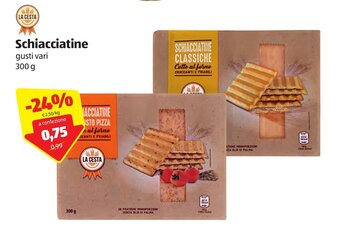 ALDI La Cesta Schiacciatine 300g offerta