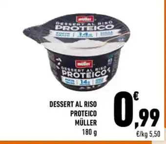 Conad Superstore Müller Dessert Al Riso Proteico 180 g offerta