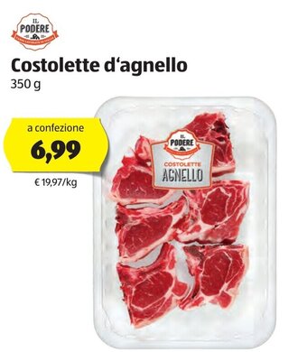 IL Podere Costolette d'agnello 350g