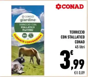 Conad Superstore Conad Terriccio Con Stallatico 45 litri offerta