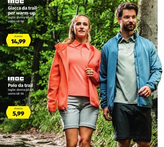 ALDI Inoc Polo da trail offerta