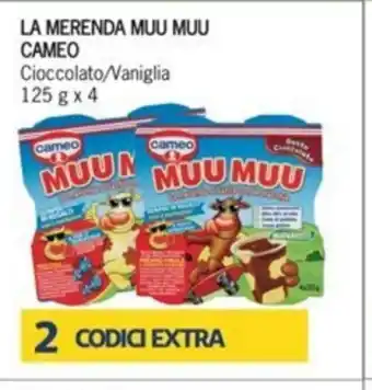 Iper Tosano Cameo La Merenda Muu Muu 125 g x 4 offerta