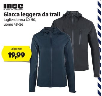 ALDI Inoc Giacca leggera da trail offerta