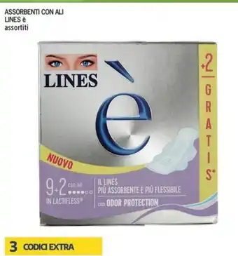 Iper Tosano Lines è Assorbenti con Ali assortiti offerta
