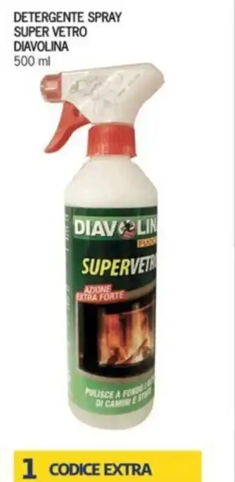 Diavolina Detergente Spray Super Vetro 500 ml