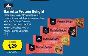 ALDI Multipower Barretta Protein Delight 35g offerta