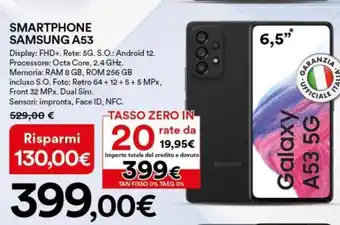 Ipercoop Samsung A53 Smartphone offerta
