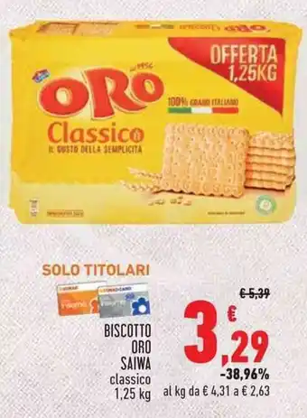 Saiwa Biscotto Oro classico 1,25 kg