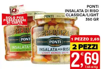 Gecop Ponti Insalata di Riso Classica/Light 350gr offerta