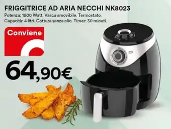 Ipercoop Necchi NK8023 Friggitrice Ad Aria offerta