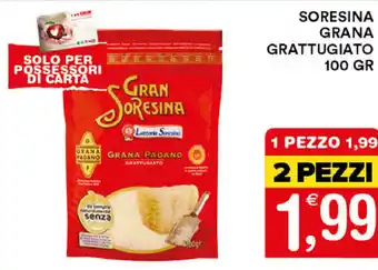 Gecop Soresina Grana Grattugiato 100gr offerta