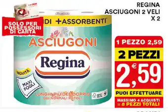 Gecop Regina Asciugoni 2 Veli x 2 offerta