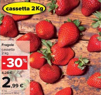 Fragole Cassetta 2 kg