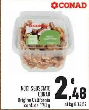 Conad Superstore Conad Noci Sgusciate 170 g offerta