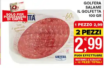 Gecop Golfera Salame Il Golfetta 100gr offerta