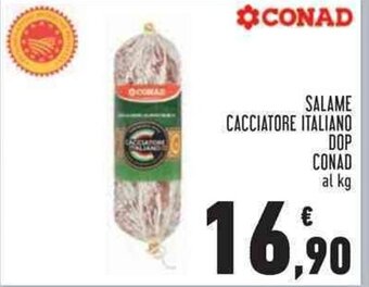 Conad Superstore Conad Salame Cacciatore Italiano DOP offerta